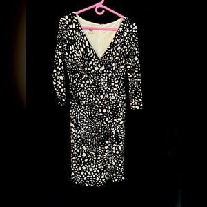 Anne Klein Spotted Dress EUC